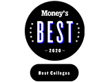 Money's BEST Colleges 2020 logo