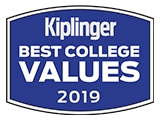 Kiplinger Best College Values 2019 logo